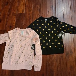2 Fleece Athletic Works SweatShirts, Girl 14/16